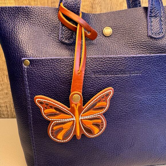 Portland Leather MADRONE Butterfly Charm FAST SHIP Monarca Charm NEW FAST SHIP - Picture 2 of 2